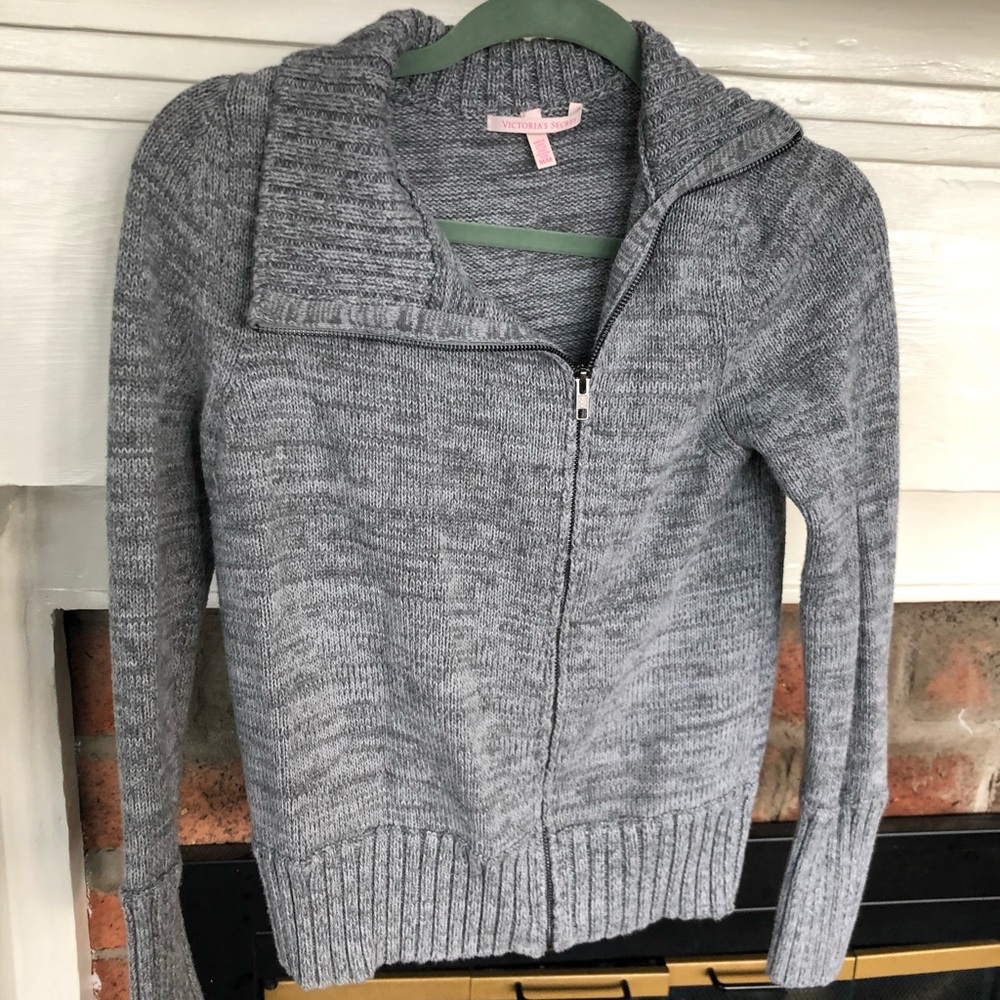 Victoria’s Secret Heather grey Moto Jacket!